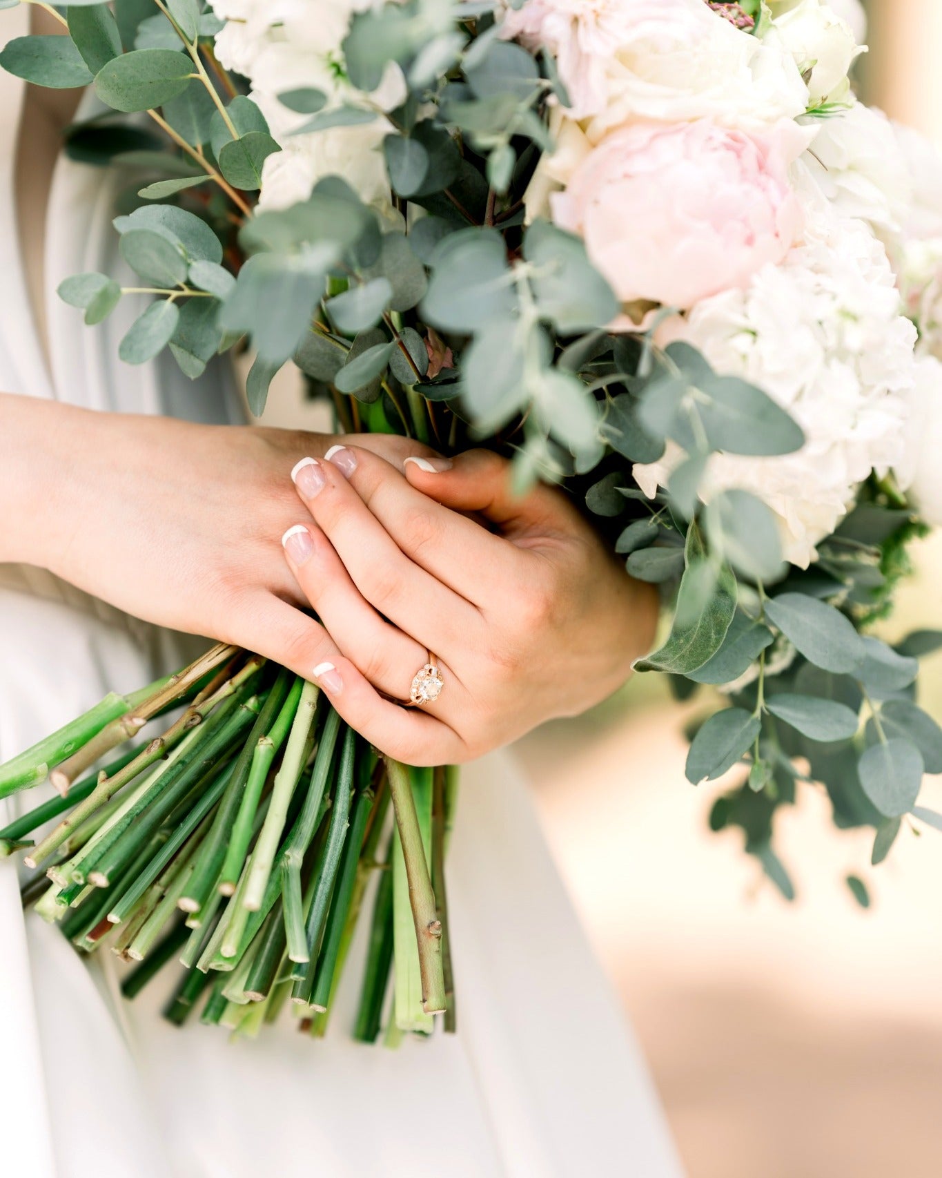 Soft White and Blush Garden Study — The Springs, Alvarado