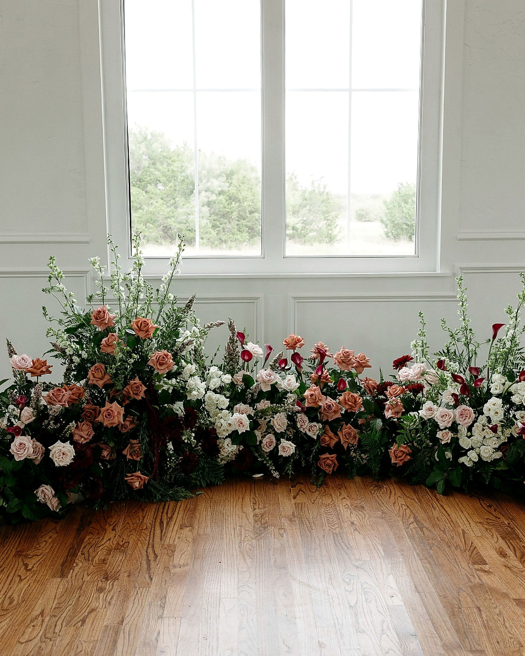 Mauve and Pink Floral Blocking Study — Parker Manor