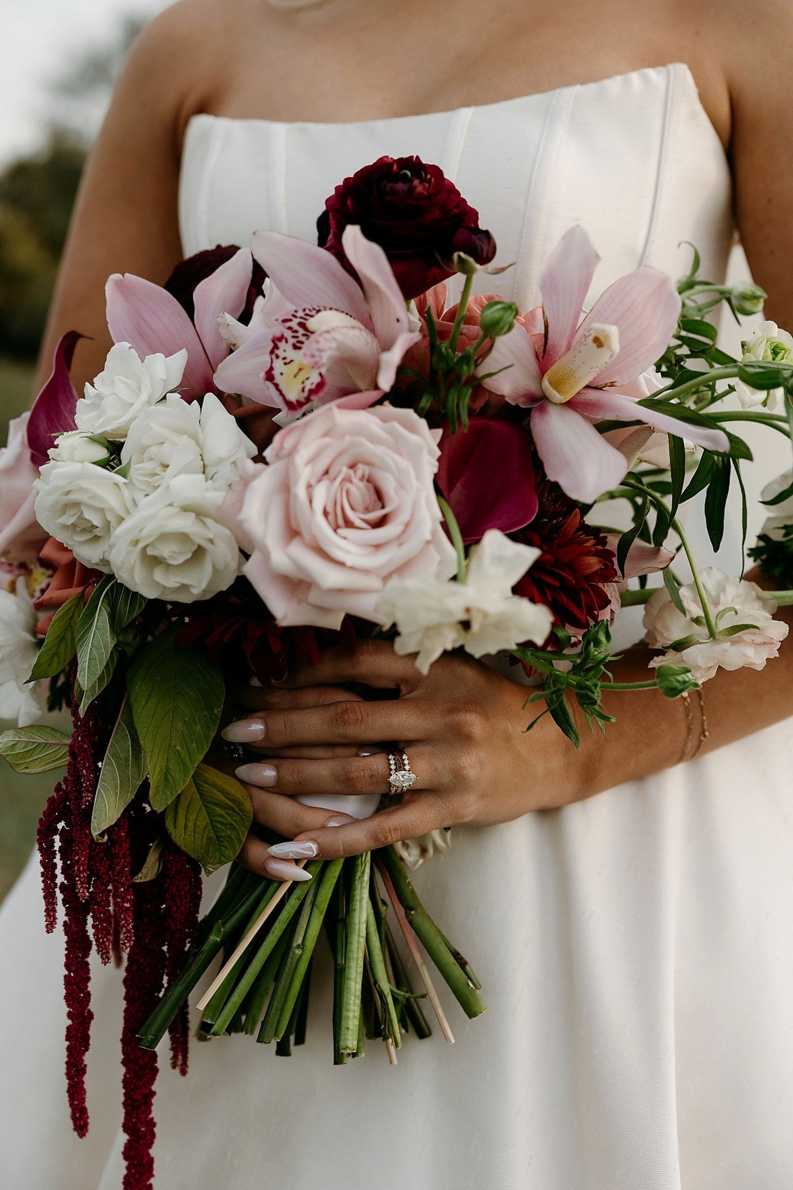 Mauve and Pink Floral Blocking Study — Parker Manor